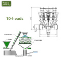 Pésage automatique de la machine à remplissage de canettes multiples à plusieurs grains